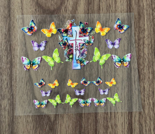 Jesus Butterflies Mini Wrap