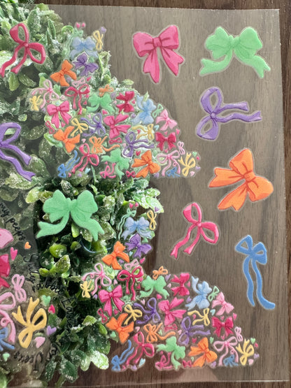 Colorful Bows Bunny Cup Wrap