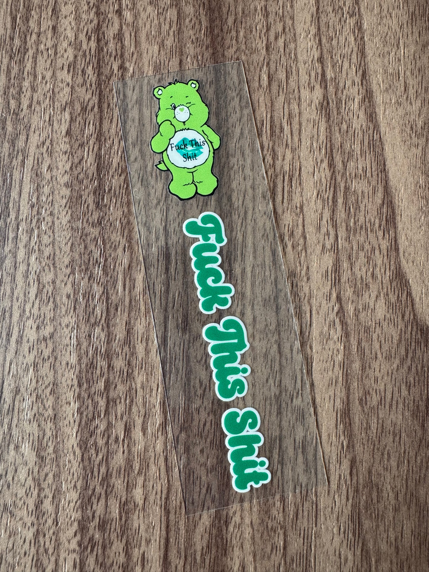 Green Swear Bear Pen Wrap
