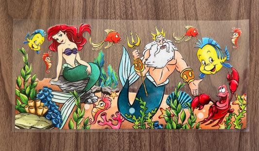 Ocean Friends & Mermaid Princess Cup Wrap