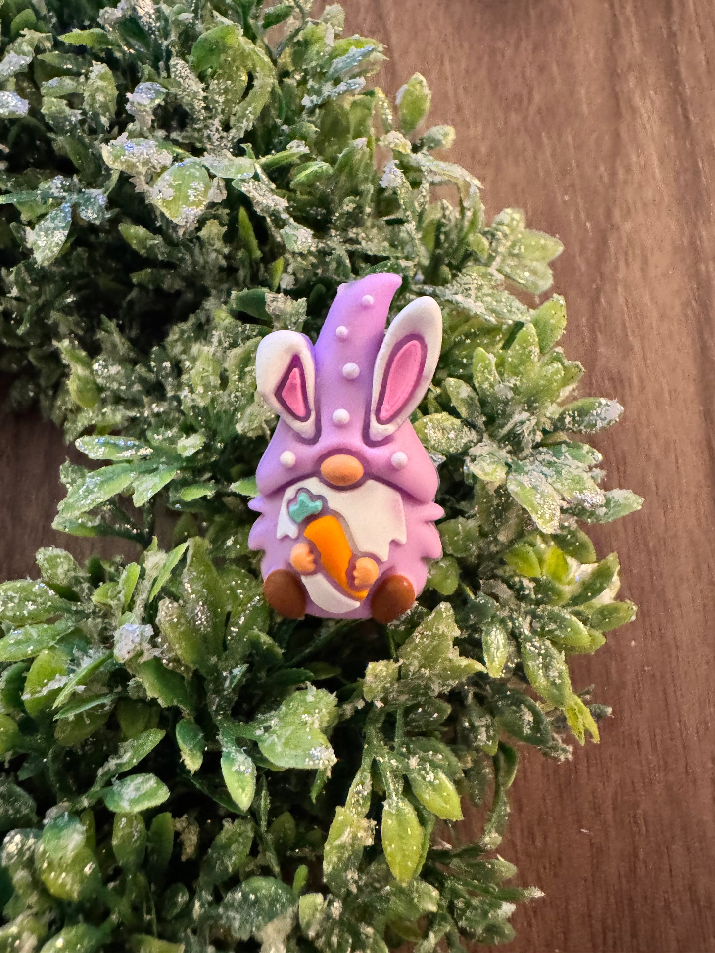 Easter Purple Gnome Focal (3-D)