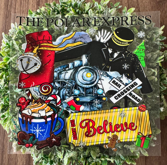 Christmas Train Decal