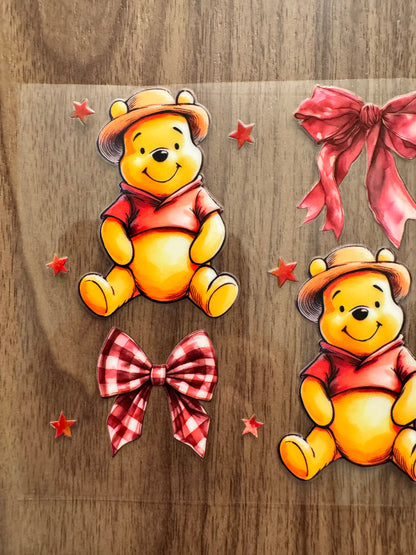 Honey Bear Bows Cup Wrap