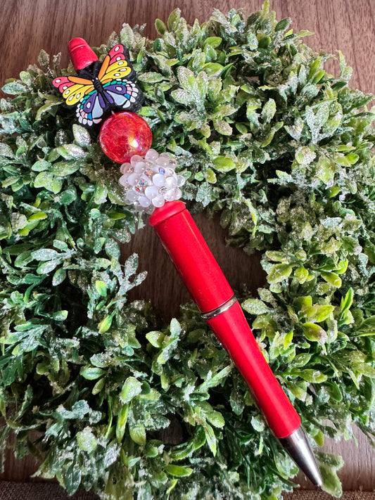 Rainbow Butterfly Pen