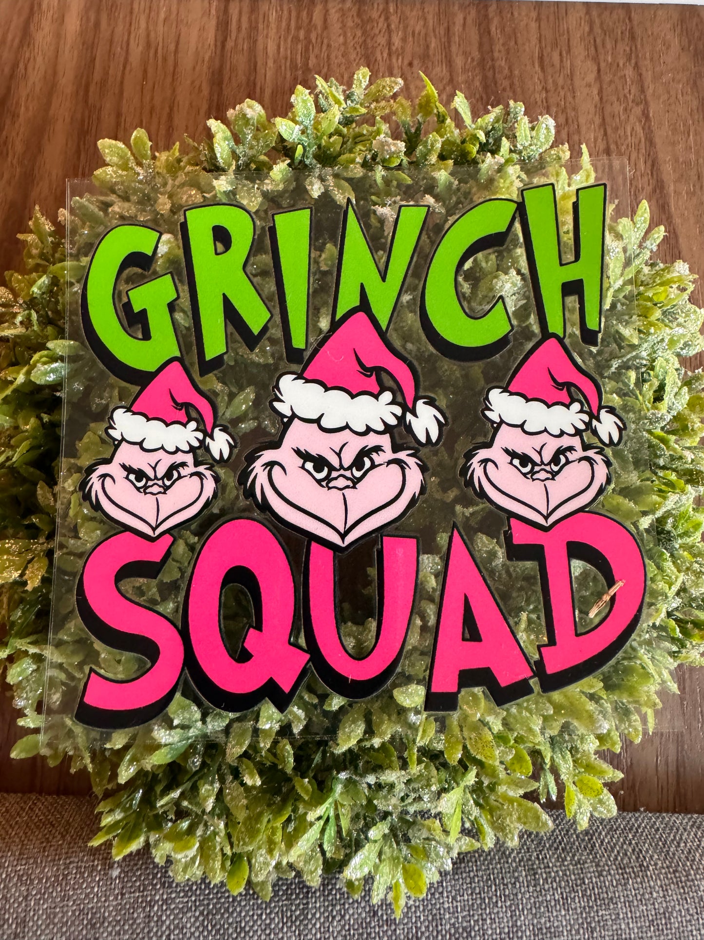 Grinch Squad Decal