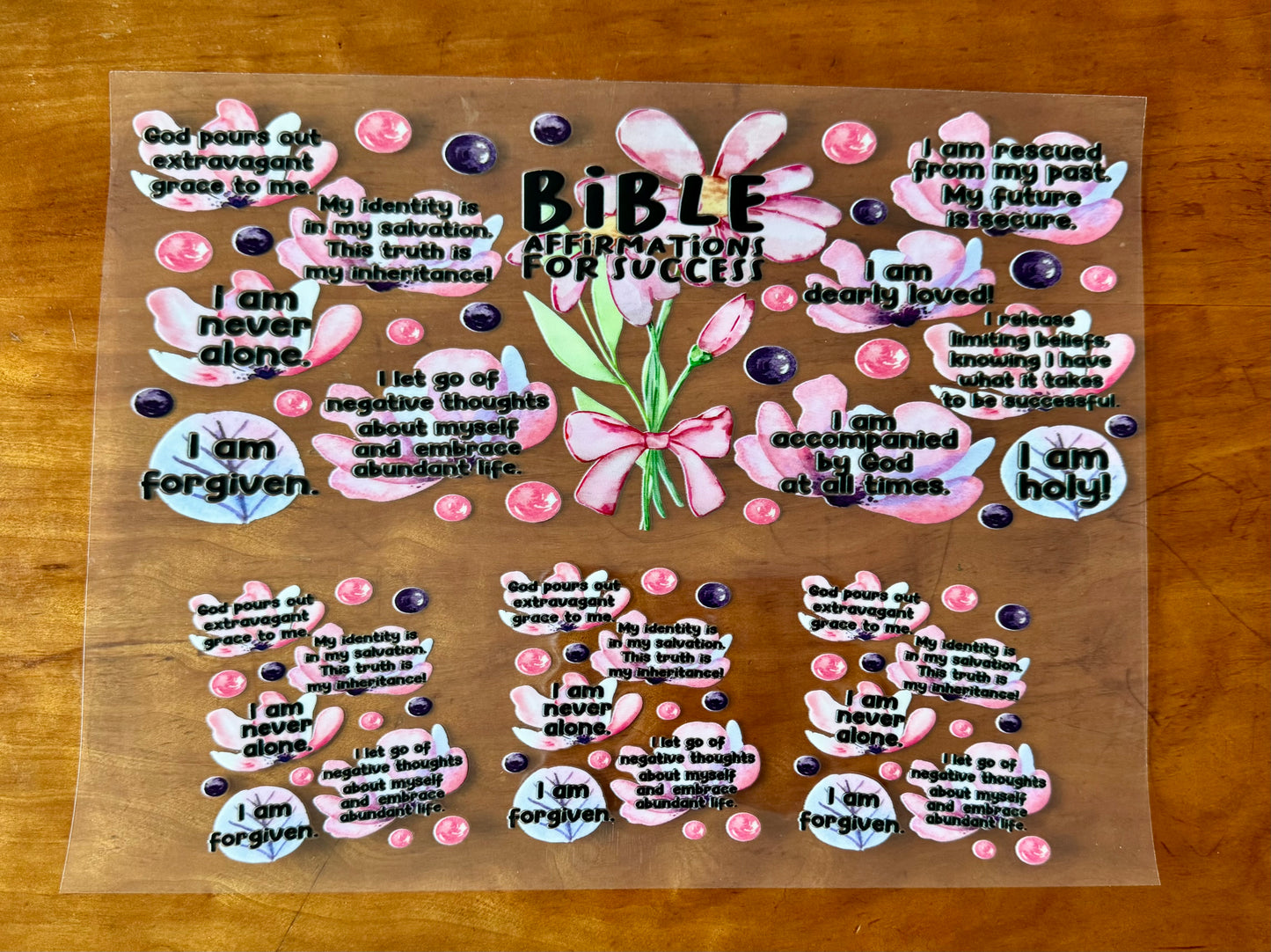 Bible Affirmations Cup Wrap