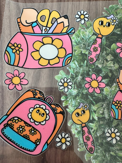 Daisy School Supplies Cup Wrap