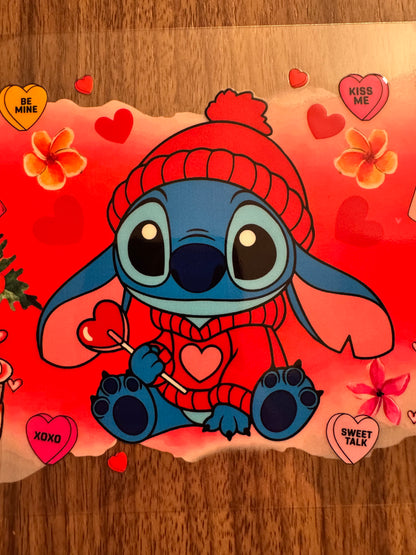 V-Day Blue Alien Cup Wrap