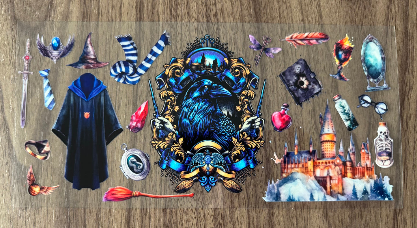 Blue Wizard House Cup Wrap