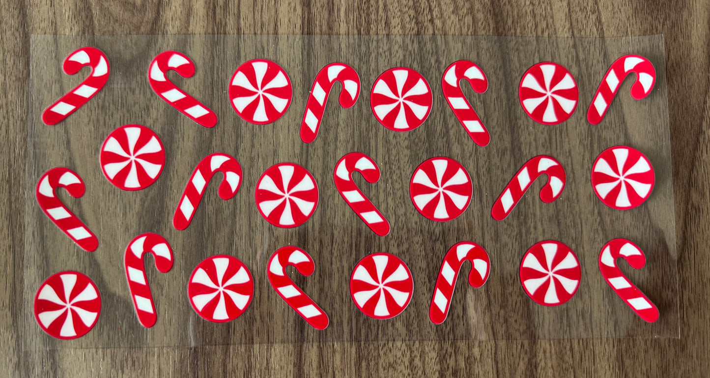 Candy Canes & Peppermints Cup Wrap