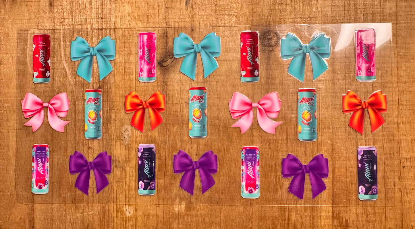 Colorful Energy Drinks Cup Wrap