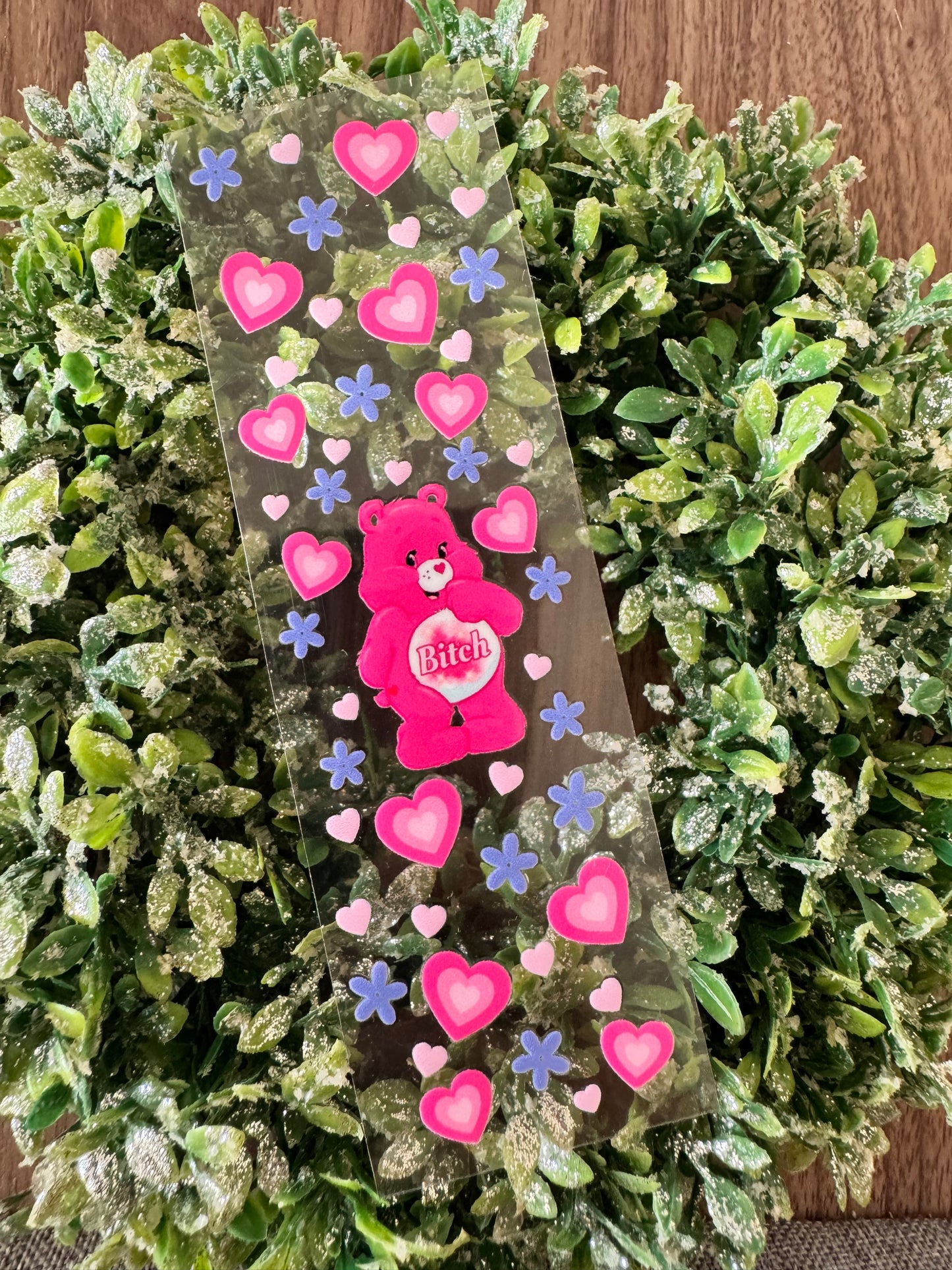 Hot Pink Swear Bear Pen Wrap