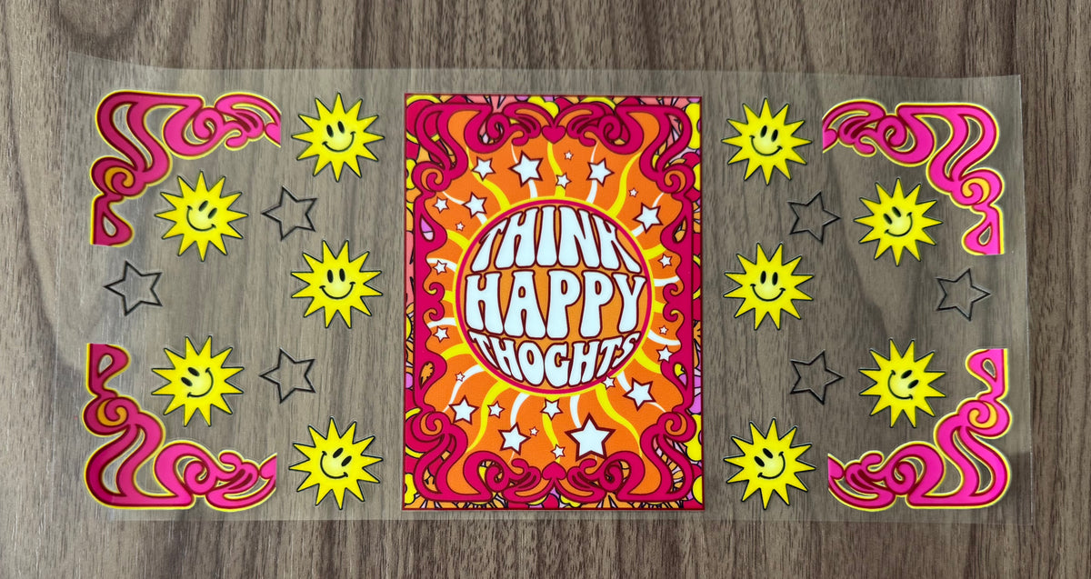 Think Happy Thoughts Cup Wrap