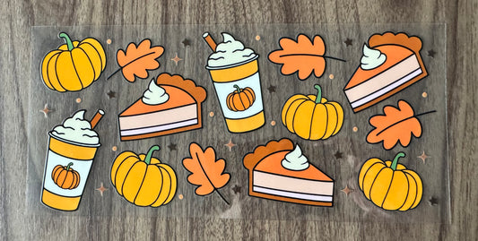 Pumpkin Fall Cup Wrap