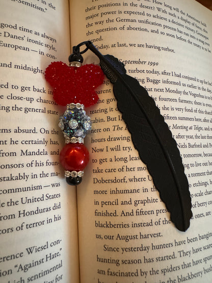 Red Butterfly Bookmark