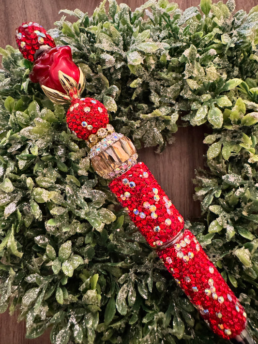 Red Rose Fancy Pen