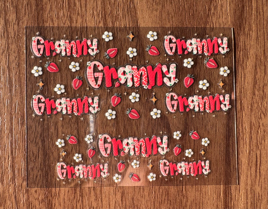 Strawberry Granny Mini Wrap