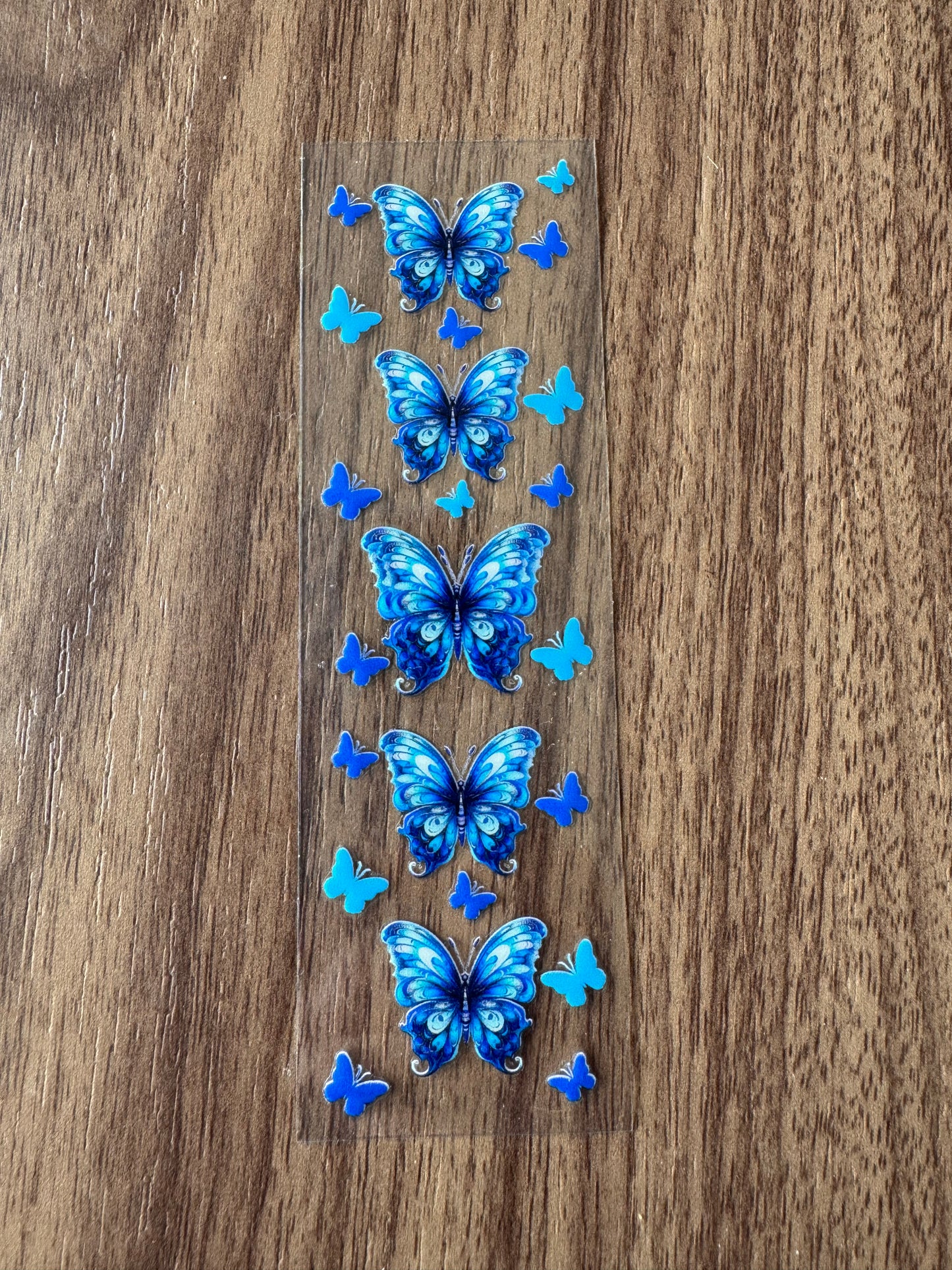Blue Butterflies Pen Wrap