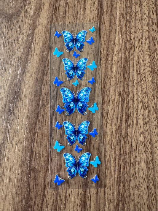 Blue Butterflies Pen Wrap