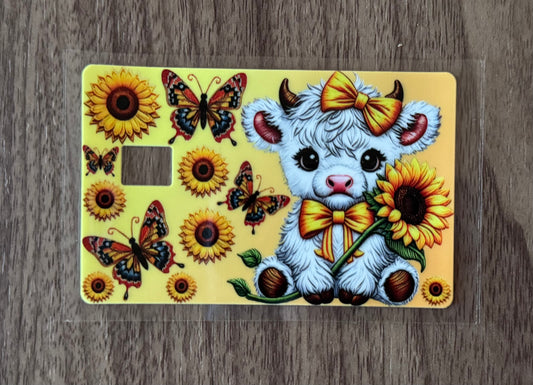 Sunflower Cow Card Wrap