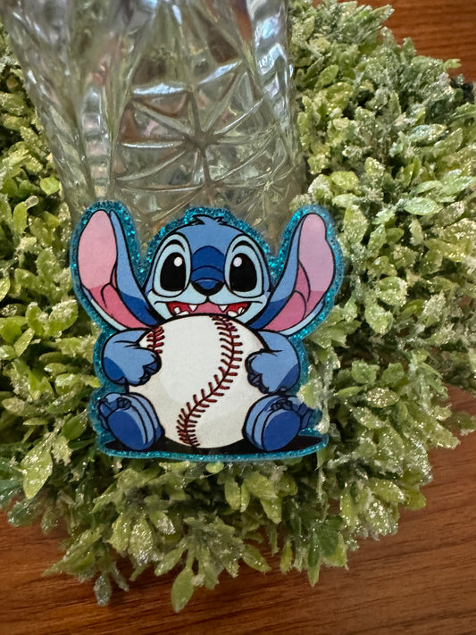 Stitch w/Baseball Acrylic