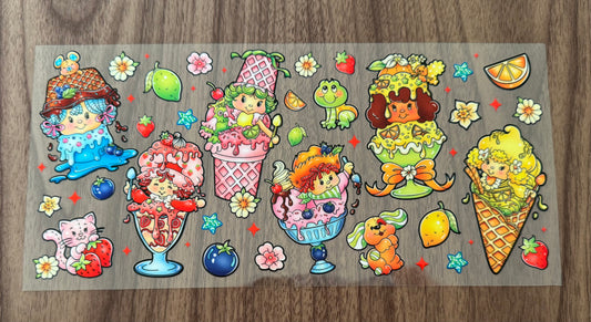 Berry Friends Ice Cream Cup Wrap