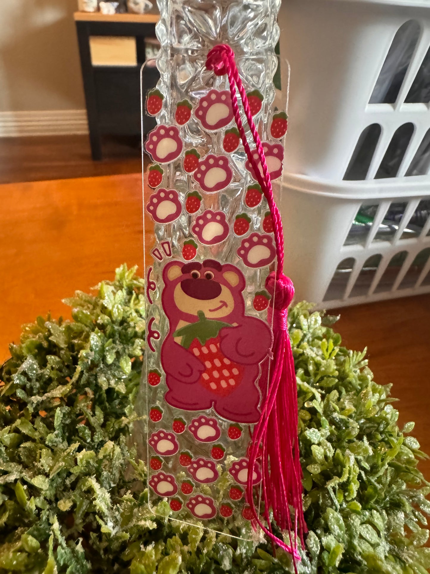 Strawberry Bear Bookmark