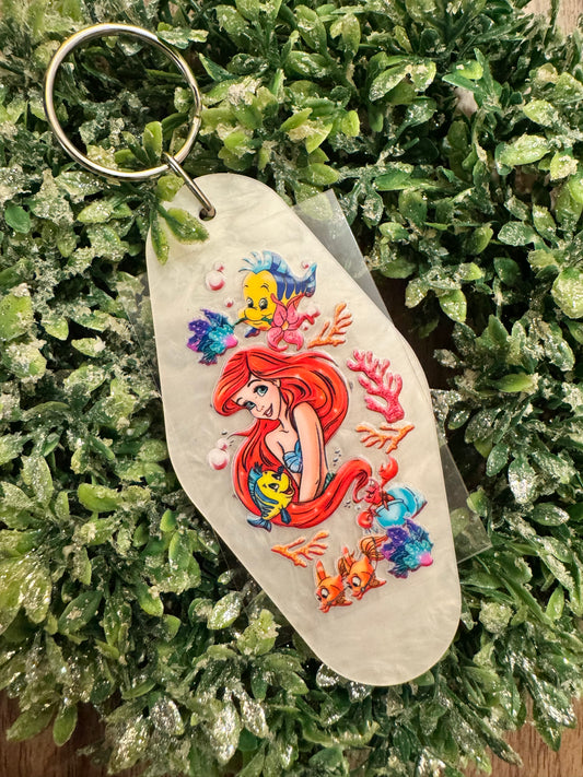 Mermaid Princess Keychain Decal