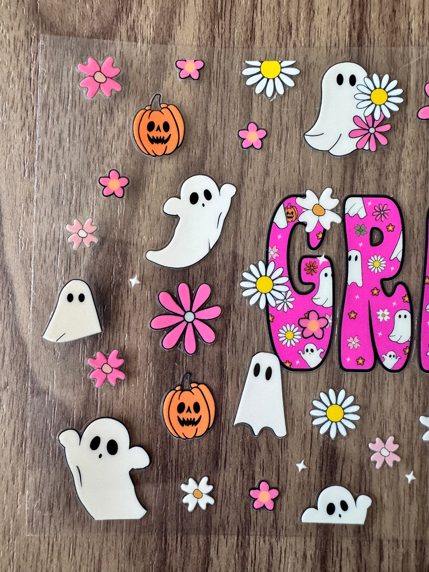 Ghost Grandma Cup Wrap