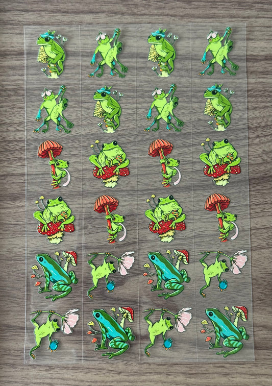 Toads & Mushrooms Sheet