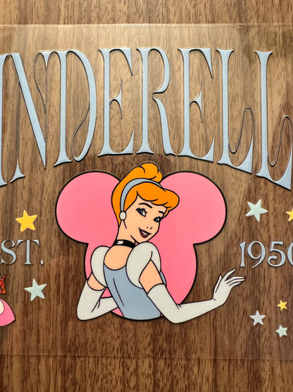 Glass Slipper Princess Name Cup Wrap