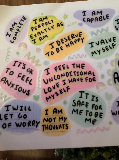 My Anxiety Affirmations Cup Wrap