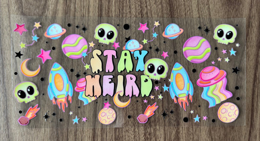 Stay Weird Cup Wrap