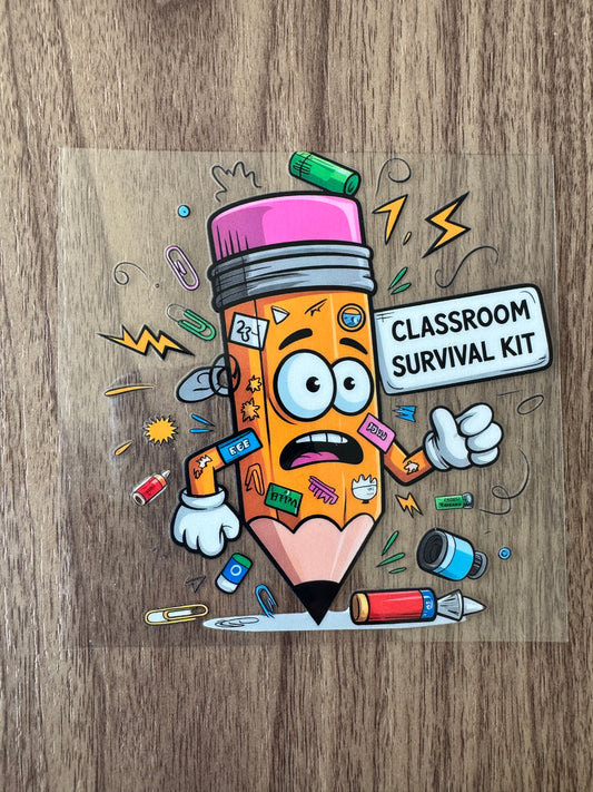 Classroom Survival Kit Decal