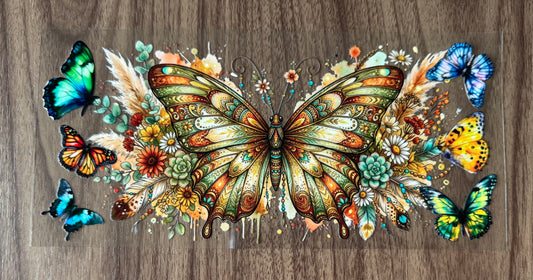 Colorful Butterfly Cup Wrap