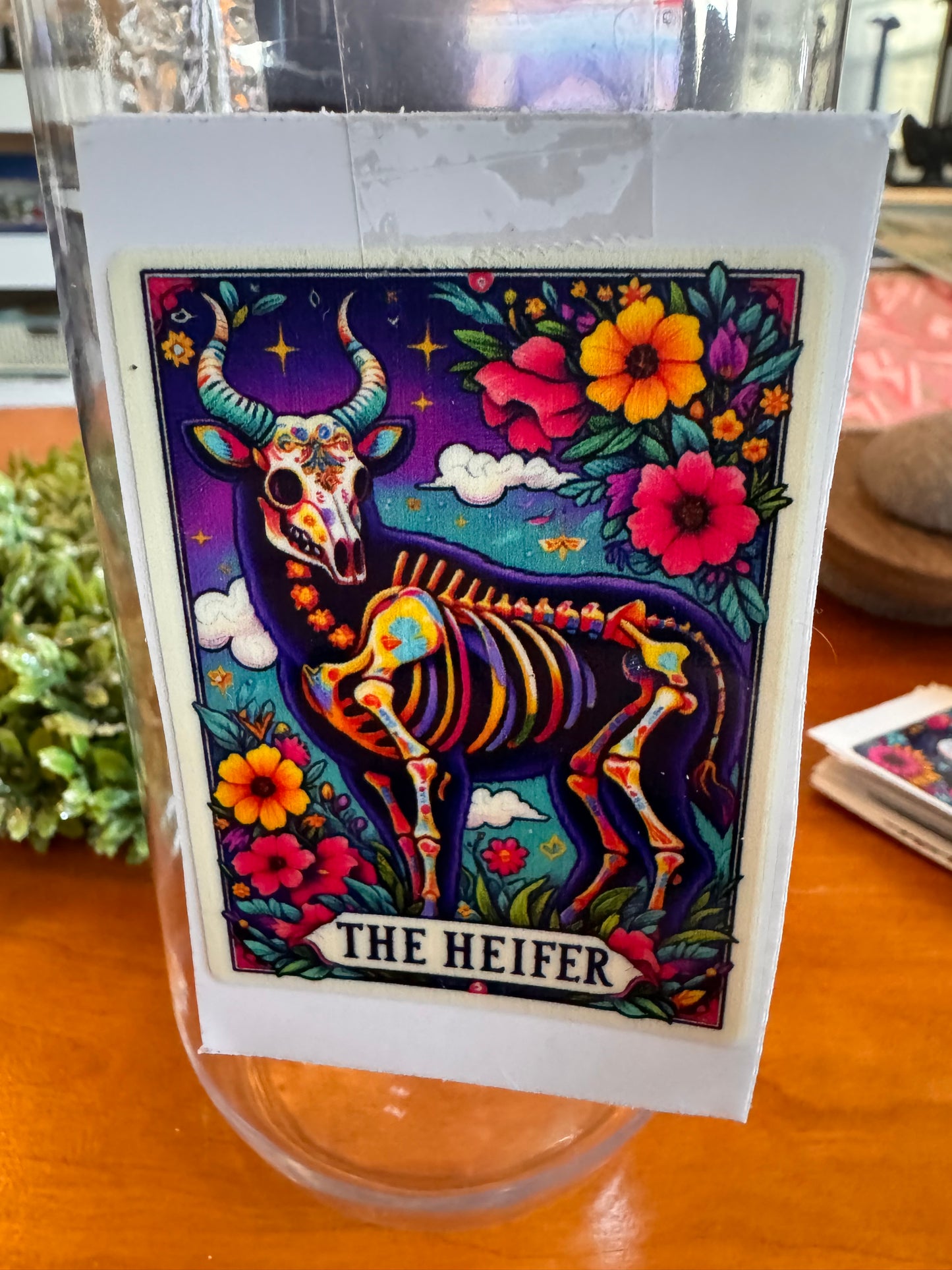 The Heifer Tarot Card Decal