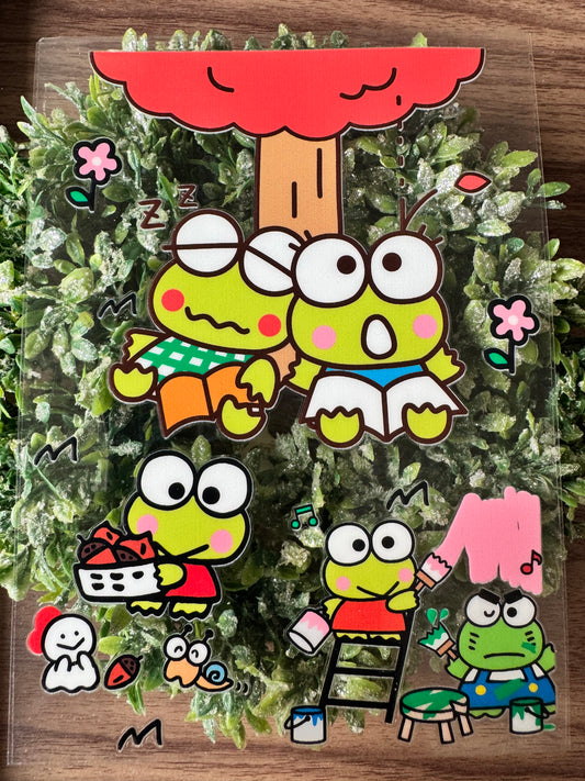 Green Kawaii Notebook Wrap (small)