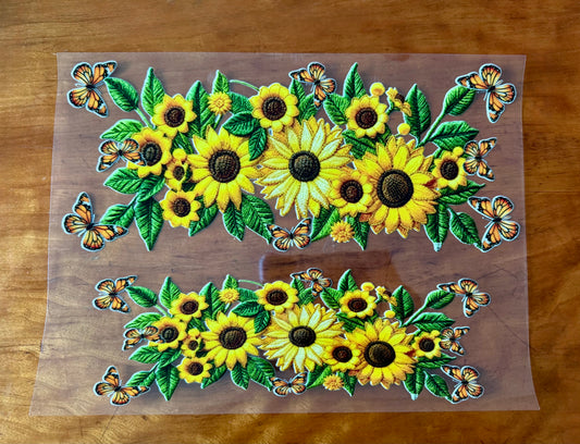 Pretty Sunflowers Cup Wrap