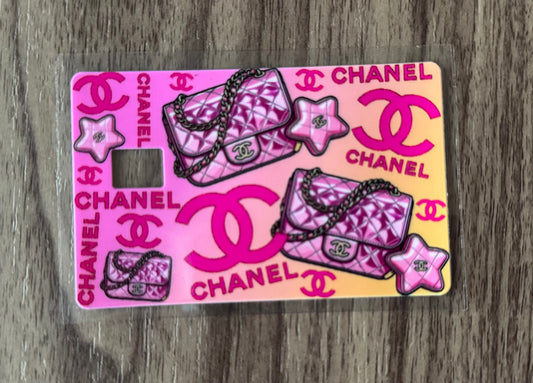 Pink C Boujee Card Wrap