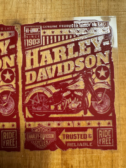 Red Motorcycle Cup Wrap