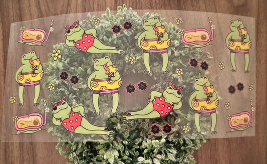 Summertime Frog Cup Wrap