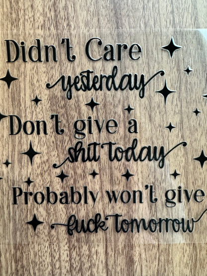 Sassy Yesterday, Today, Tomorrow Cup Wrap