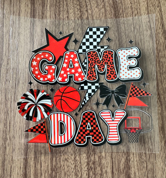 Basketball Game Day Decal