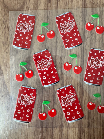 Cherry Doctor Drink Cup Wrap