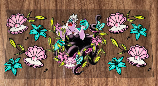 Evil Octopus Girl Cup Wraps