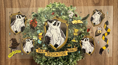 Yellow Dedication Wizard Cup Wrap