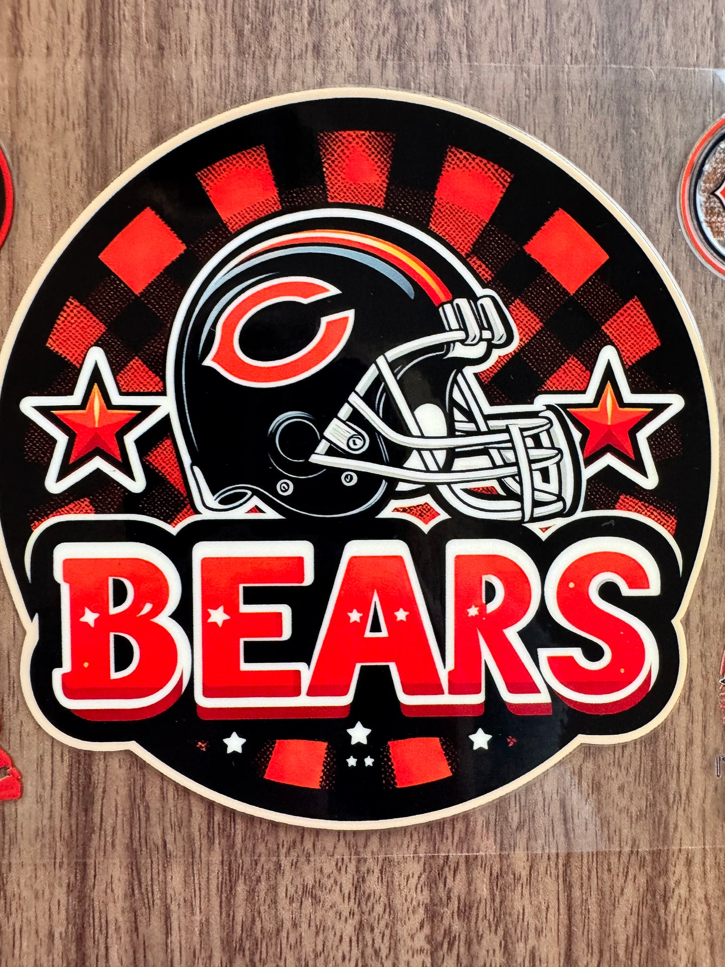 Chicago Football Helmet Cup Wrap