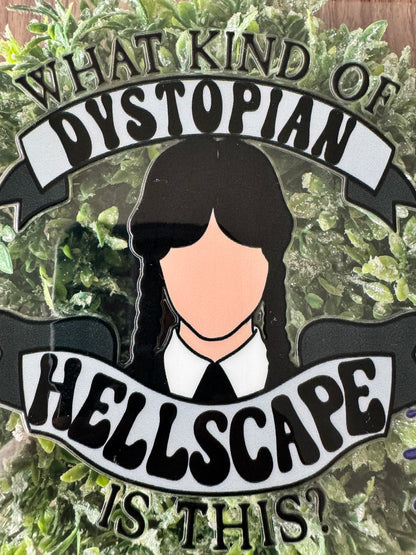 Dystopian Goth Girl Cup Wrap