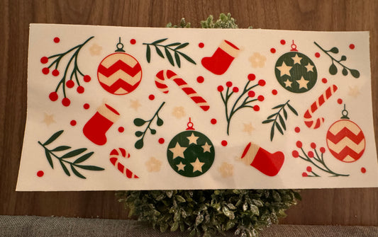 Holiday Decor Cup Wrap