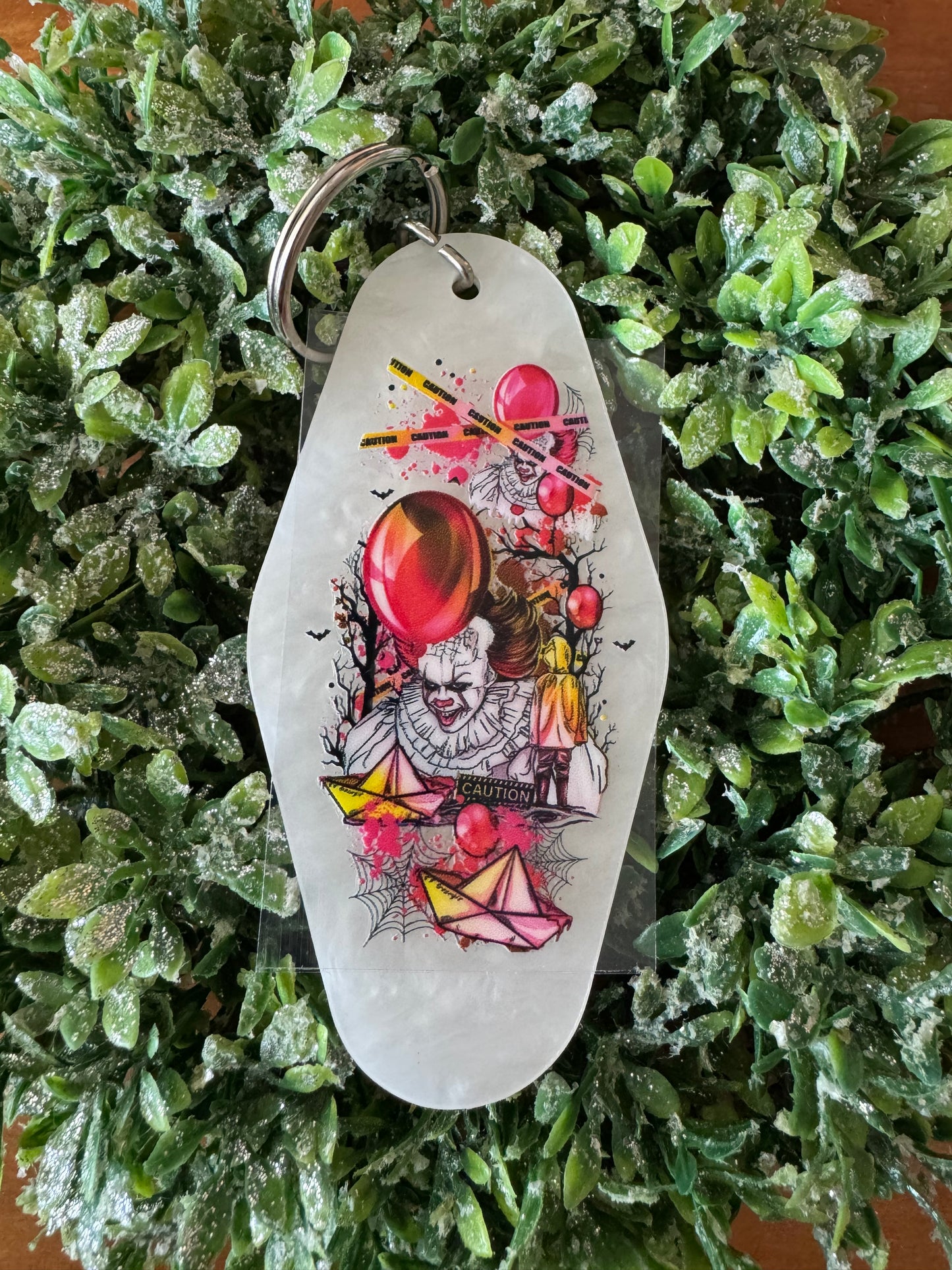 Scary Clown Keychain Decal